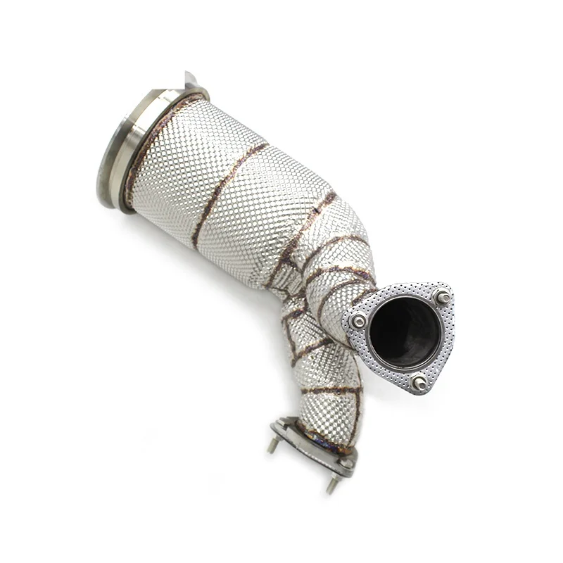 Верхняя секция трубы высокого потока выхлопные выхлопная труба с катализатором