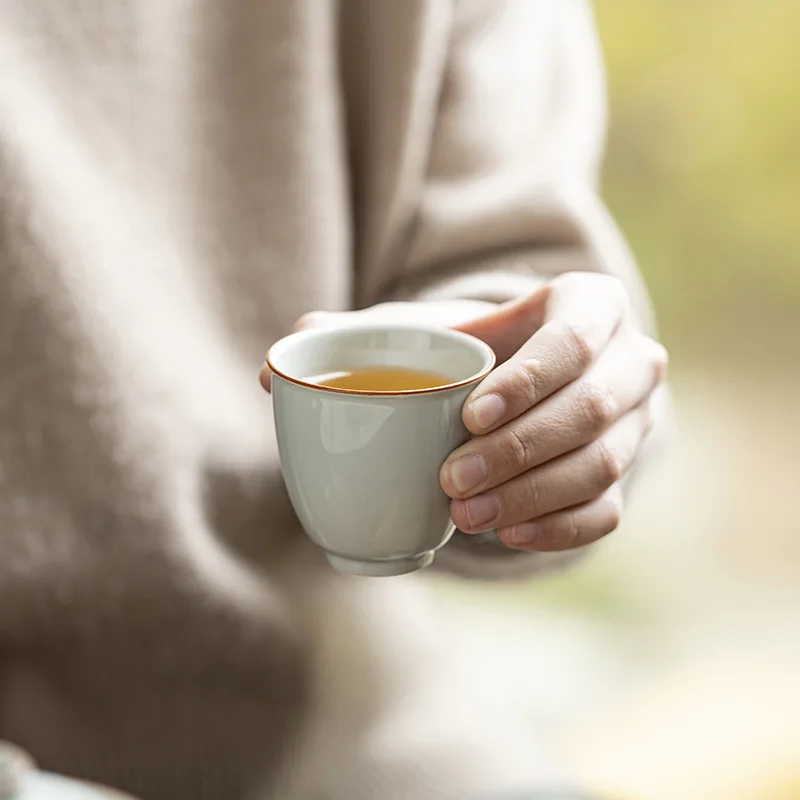 Ручная Ретро фотокерамическая китайская домашняя стандартная чашка для чая