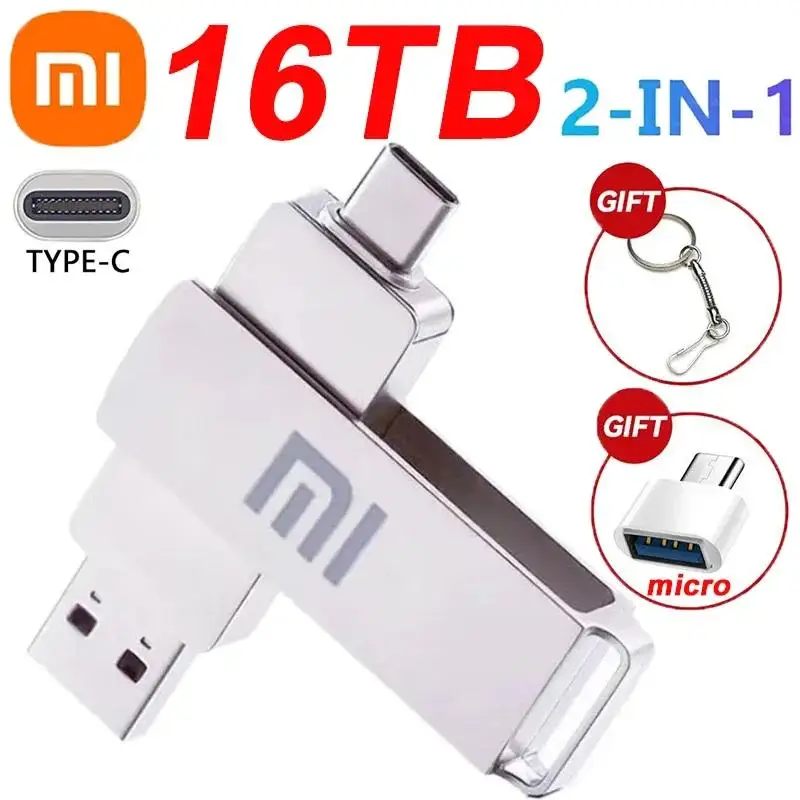Портативный USB флеш-накопитель Xiaomi Mini Pen Drive 16 Тб 8 ТБ 3 0