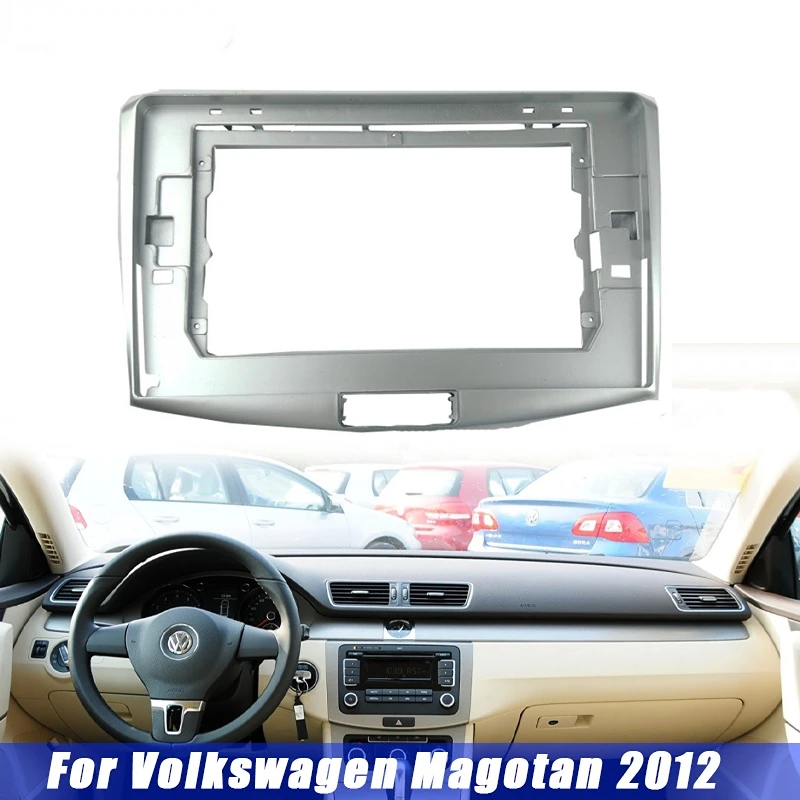 

For Volkswagen Magotan 2012 LHD 10.1 Inch Android Large Screen Navigation Modified Stereo Fascias Panel Frame Accessories