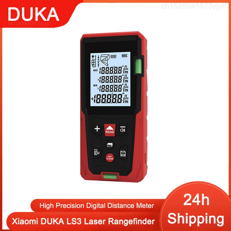 

Xiaomi DUKA LS3 60m 80m Laser Rangefinder High Precision Digital Distance Meter Portable Laser Tape Measure Range Finder Tools