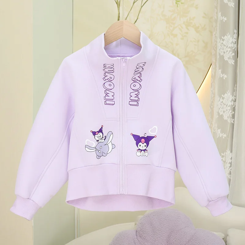 Комплект пальто и брюк из чистого хлопка Sanrio для девочек модный свитшот