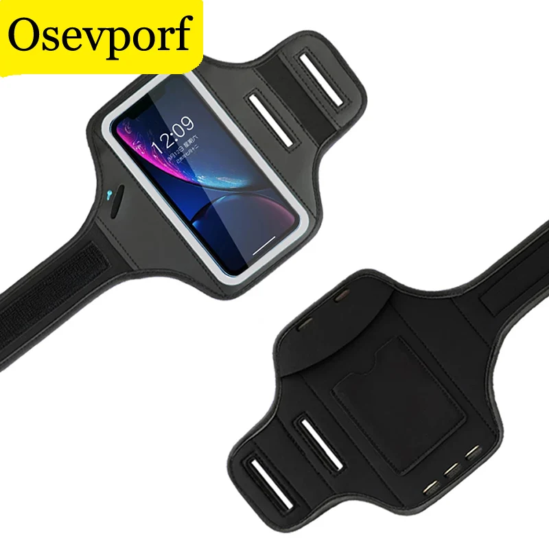 

Universal Waterproof Gym Sports Running Armband For iPhone 14 13 11 Pro Max Xs XR X 8 6 7 Samsung S9 S10 Arm Band Phone Bag Case