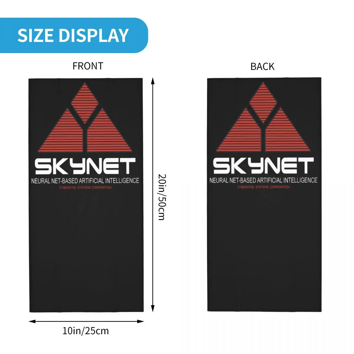 Логотип SKYNET маска для лица шарф головная повязка многофункциональные аксессуары