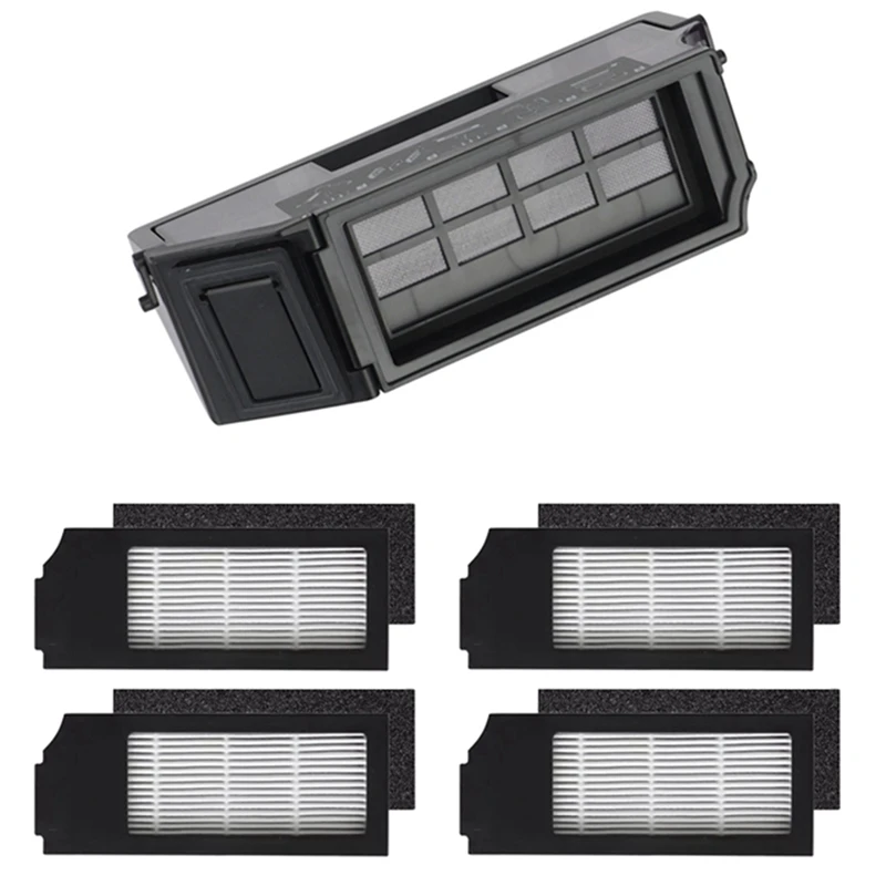 

Replacement Dust Box HEPA Filters Compatible For Ecovacs Deebot X1 Turbo/X1 Omni Robot Vacuum Cleaner Accessories