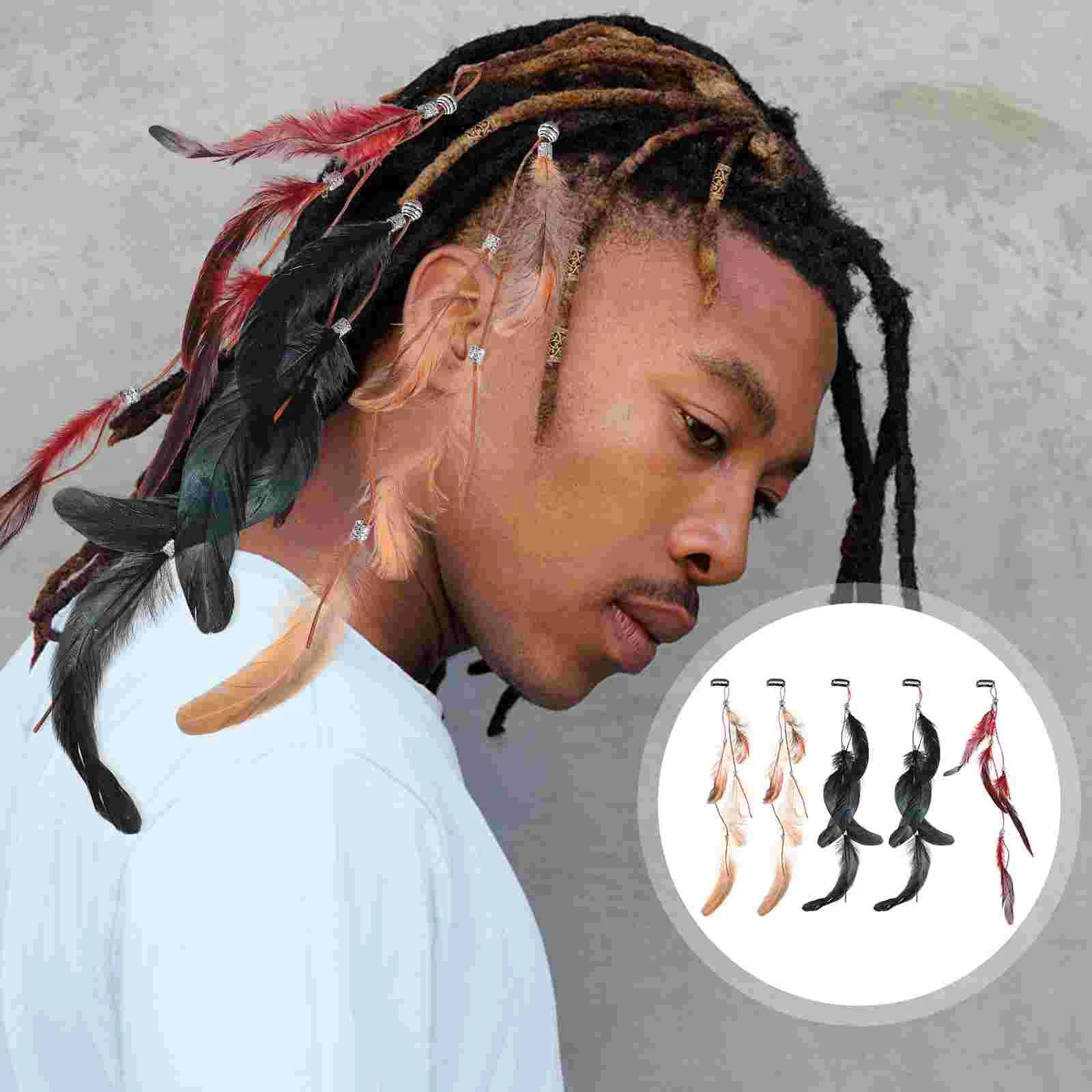 

Заколки для волос в этническом стиле, 5 шт.