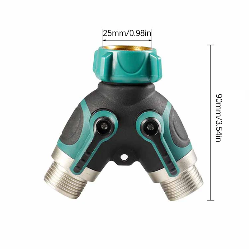 1 шт. высокое качество ЕС США 3/4 дюйма 2-ходовой разветвитель садового шланга