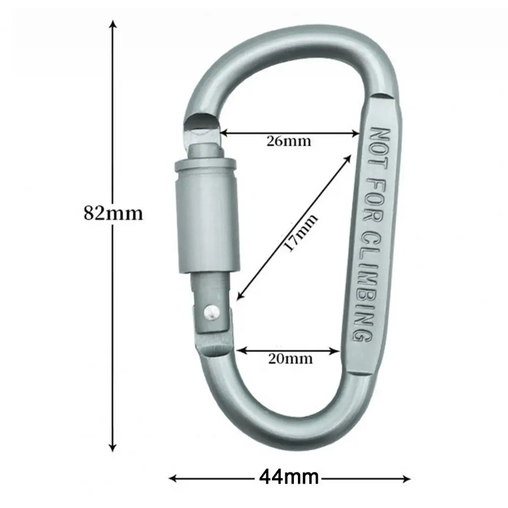 Запирающиеся карабины многофункциональные зажимы для ключей набор мини-зажимов