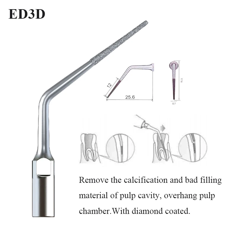 Насадки для стоматологического скалера VV ED3D 2 шт.