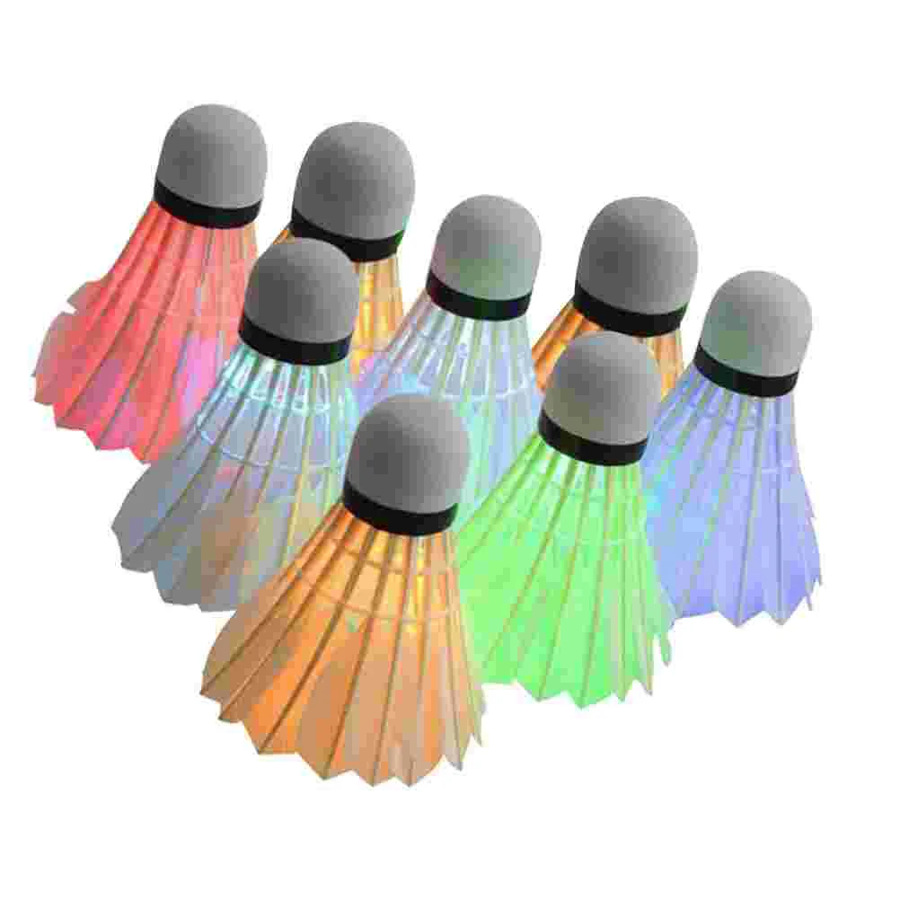 

Shuttlecocklight Badminton Glowthe Darkled Accessories Shuttle Goose Feather