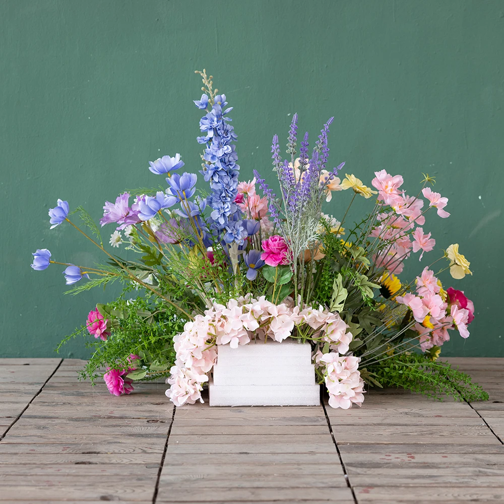 Цвета ручной работы Fleur Artificielle Свадебные украшения для свадьбы Высокое качество