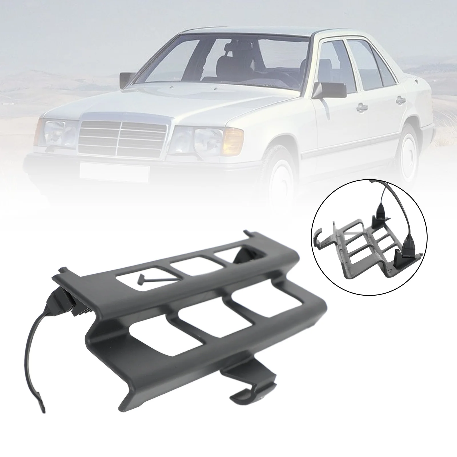 

Front Bumper Tow Hook Eye Cover Bumpers Exterior Replacement Parts For Mercedes-Benz E-Class W124 1984-1996 1248800105