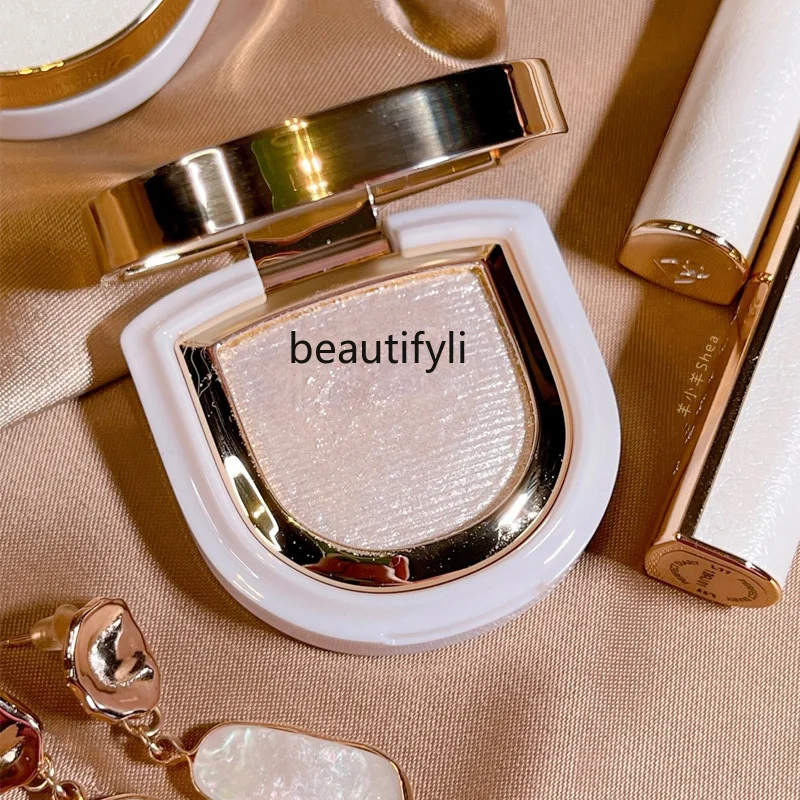 

zqTouch Monochrome Eye Shadow Plate Color Rendering Fine Pearlescent Highlight Amber Gold Student