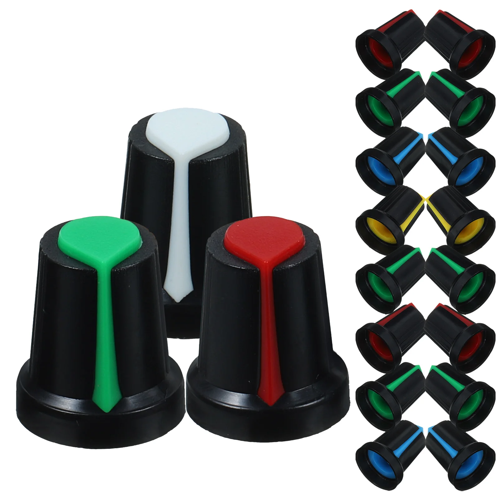 50 шт. ручка потенциометра электронный контроль громкости колпачки для