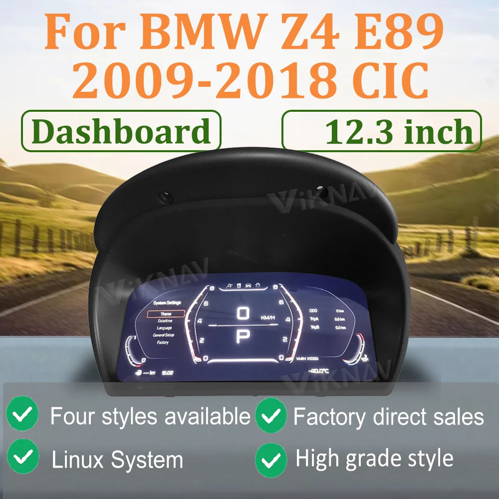 

Новейший оригинальный Автомобильный цифровой кластер для BMW Z4 E89 2009-2018 CIC LCD Speedmeters приборной панели