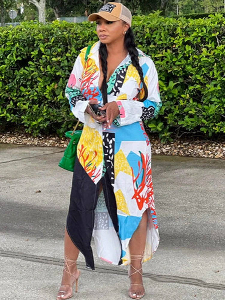 

Elegant African Dresses For Women 2022 Dashiki Autumn Winter Maxi Dress Ladies Traditional African Clothing Fairy Dreaes