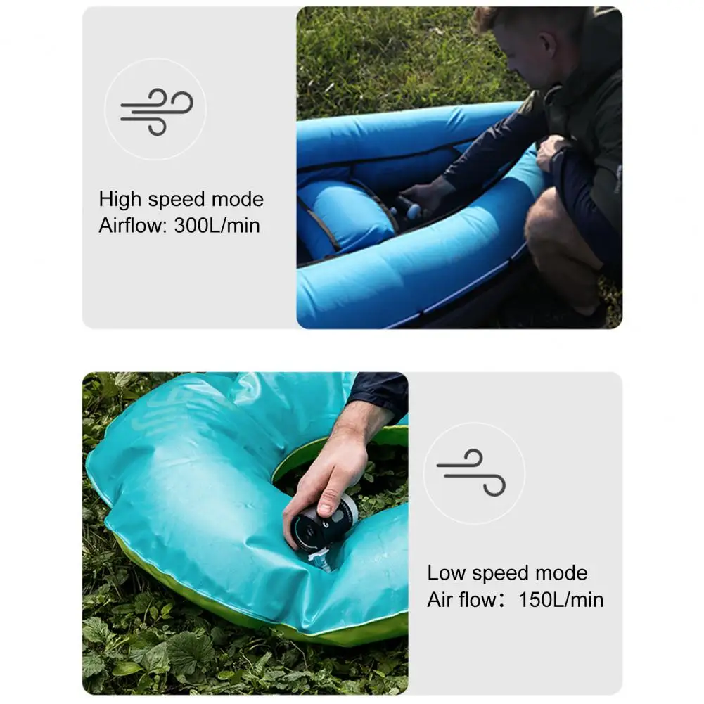 Practical Air Inflator High-Pressure Widely Used Rechargeable Mini Air Inflator  Electric Air Pump    Camping Air Pump 1 Set