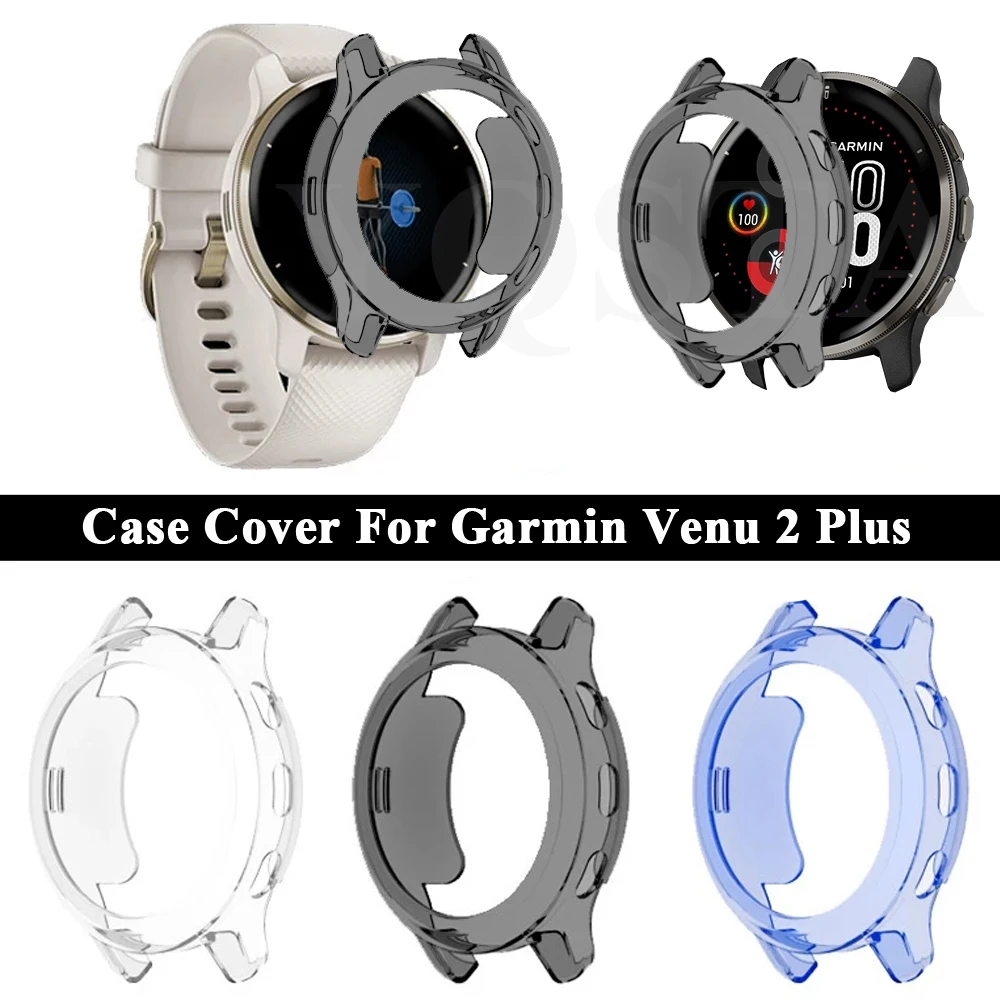 

Новинка, мягкий силиконовый защитный чехол для Garmin CAME 2 Plus, зеркальная рамка, чехол-бампер из ТПУ для Venu2 Plus, чехол