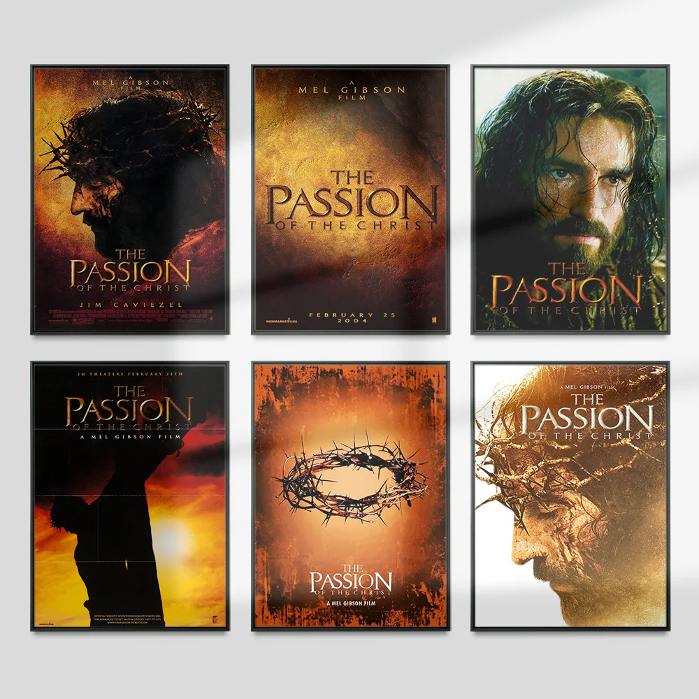 

The Passion Of The Christ Movie Poster Film Wall Stickers Print Art Canvas Painting Video Room Cinema Decor