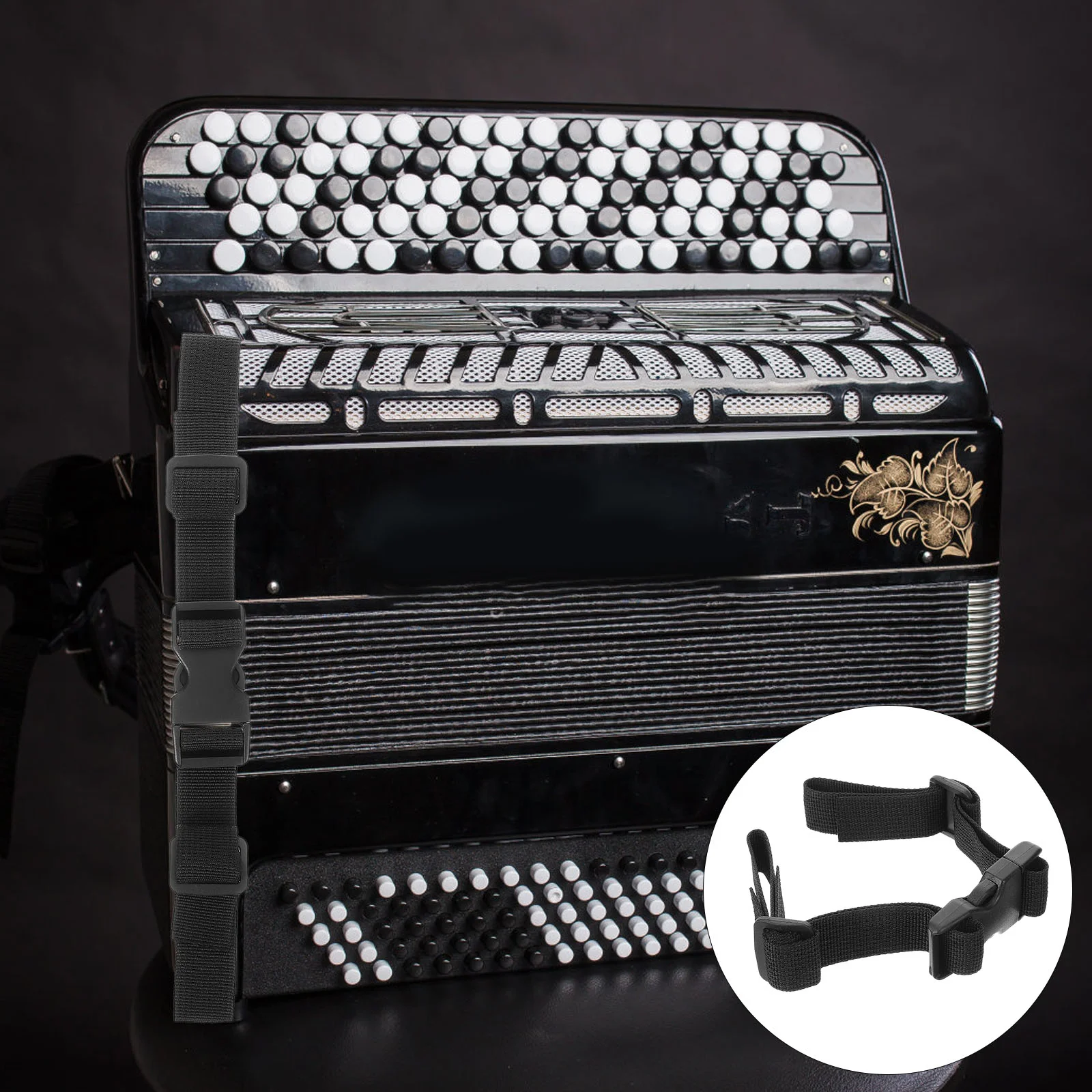 2 шт. противоскользящие ремни-аккордеон с пряжкой на спине нагрудный ремень