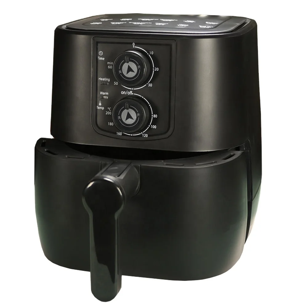 

New Design Factory Hot Sale 5L Stainless Steel Electric Steam Air Cooker Fryer without Oil Hot Deep Air Fryers