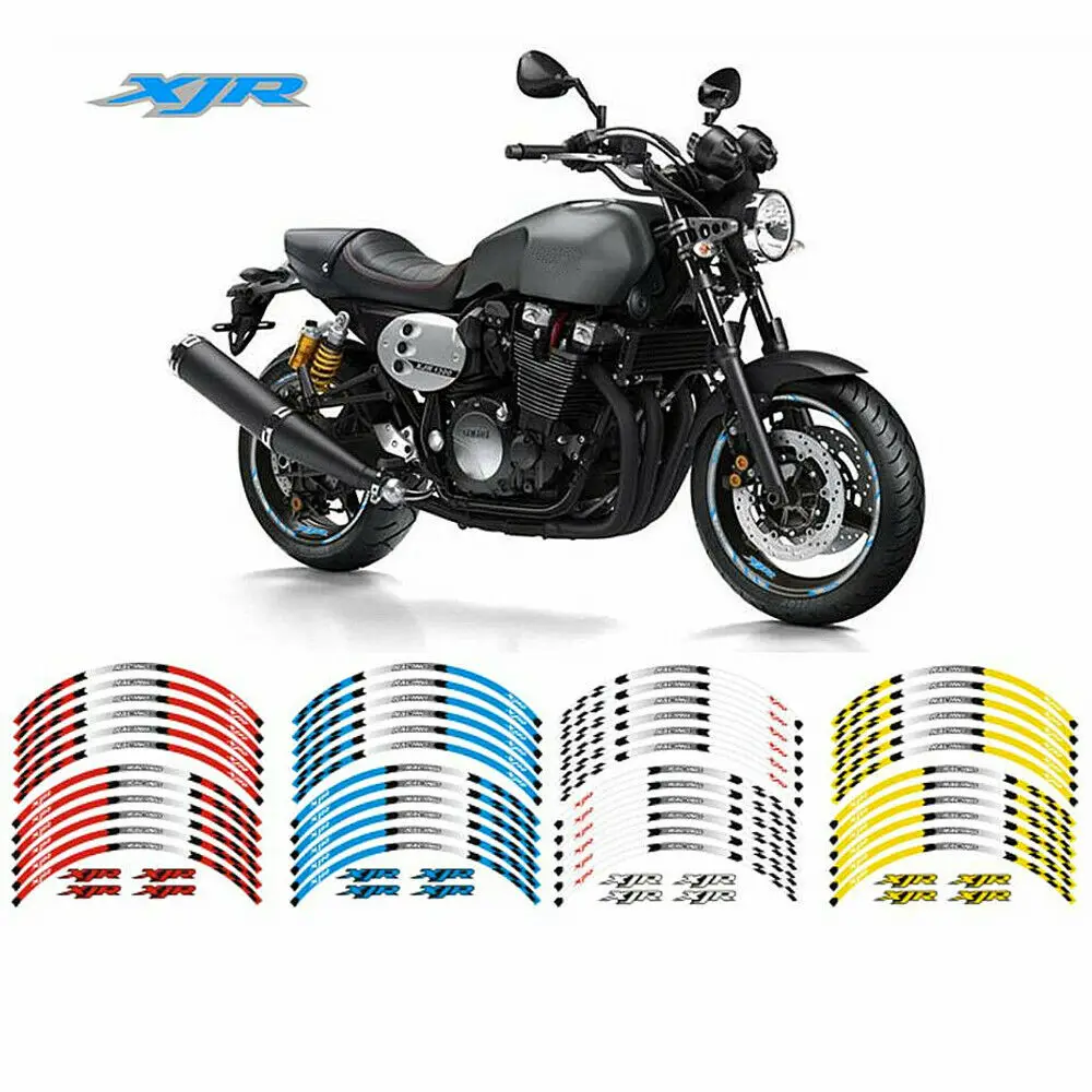

17 "полосы обода колеса наклейки лента наклейки для YAMAHA XJR 400 XJR 1300 1200
