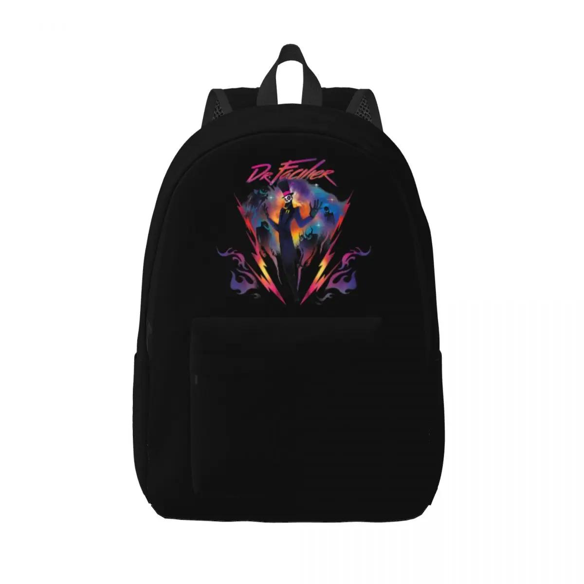 

Disney Villains Backpack Elementary High College School Student Dr. Facilier 90s Rock Band Neon Bookbag Teens Daypack Hiking