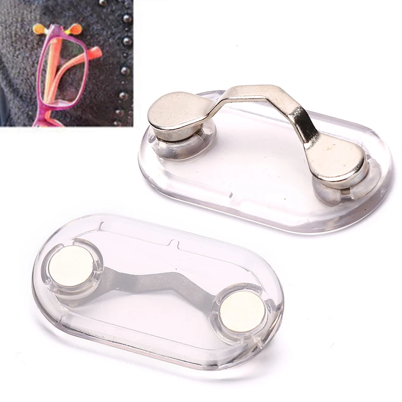 Fashion Magnetic Hang Eyeglass Holder Clip Magnet Sunglasses Headset Line