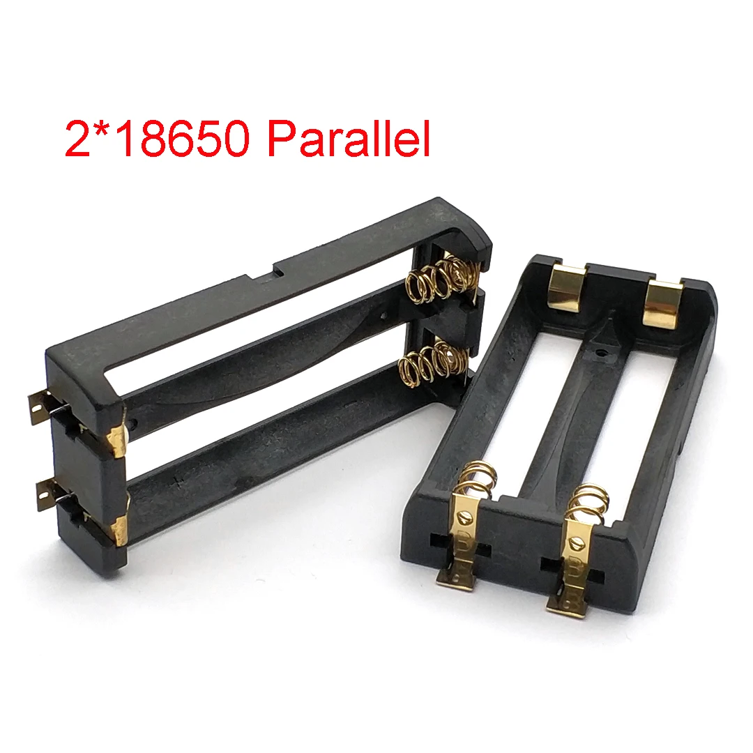 Параллельное хранилище аккумуляторов 2S 18650 чехол SMD SMT 2 контейнер для держатель