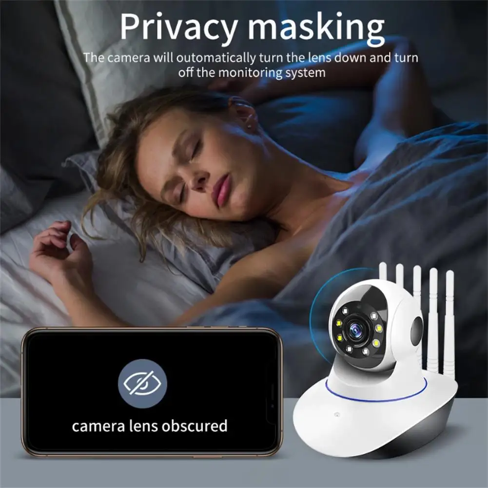 WIFI Camera Security Protector HD 5MP Wireless IP Camera CCTV 5G Surveillance Camera Smart Auto Tracking Detection Baby Monitor images - 6