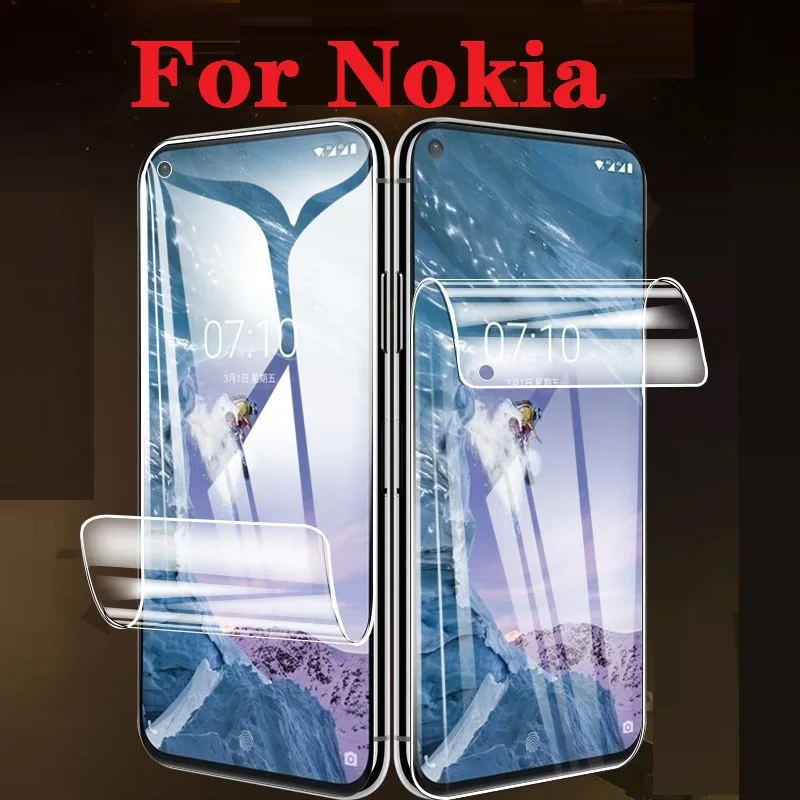 

Защита экрана для Nokia 5,4 пленка для Nokia 5,3 3,4 2,4 2,3 1,3 7,2 Гидрогелевая пленка защитная пленка
