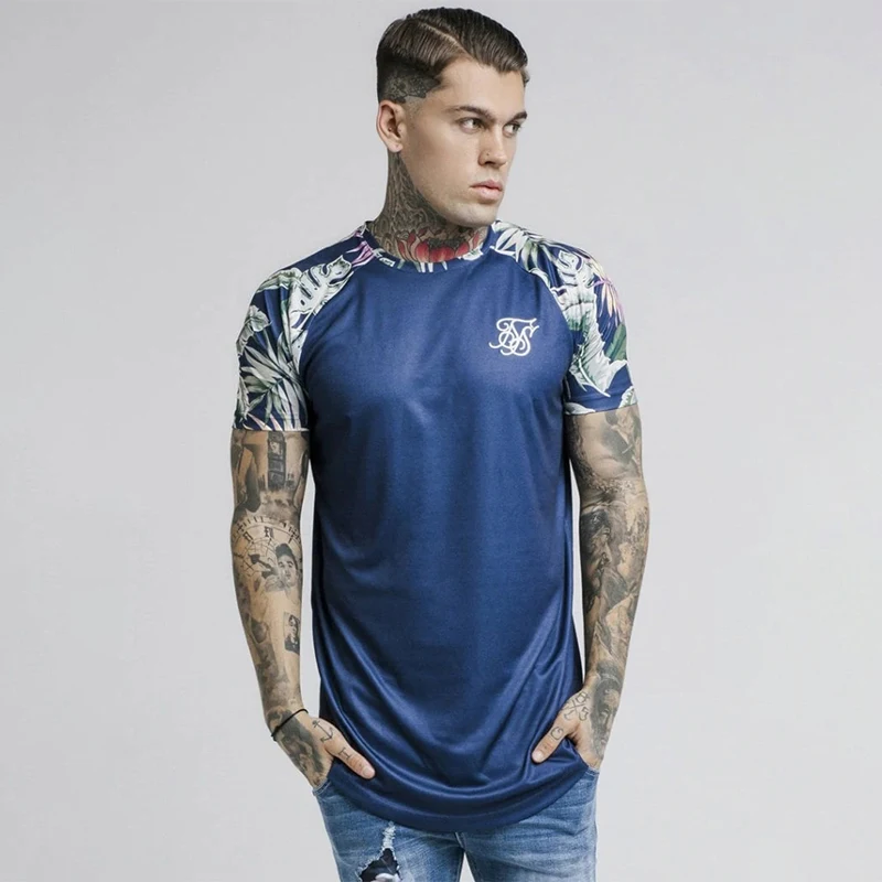 

2022 Sik Silk T-shirts Men Summer Brand O-neck Male Tshirt Hip Hop Streetwear Homme Clothing Casual Fashion T Shirt Men