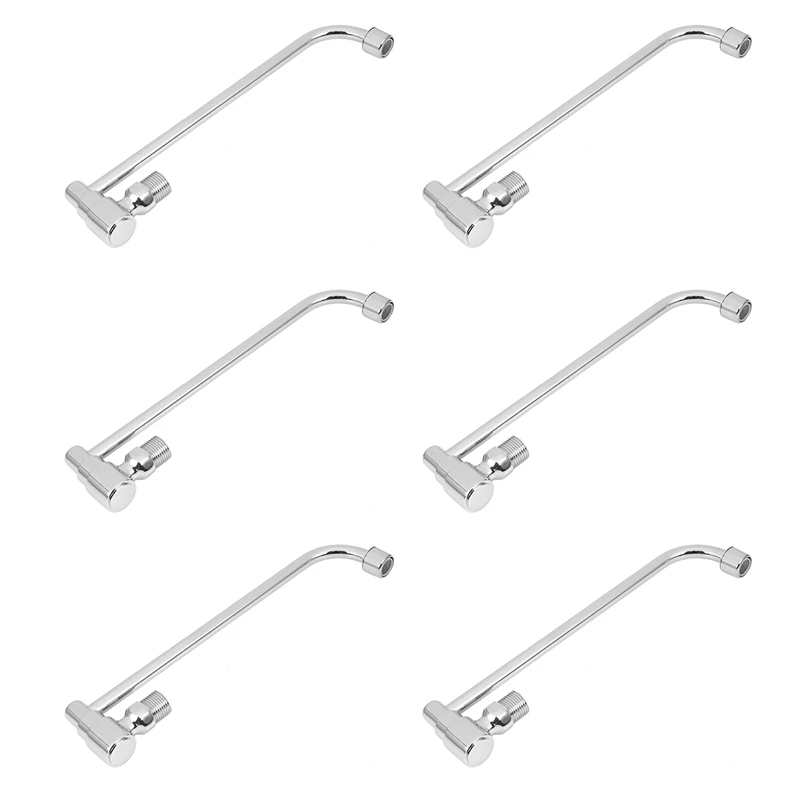 

6X Pot Filler Kitchen Sink Faucet Wok Faucet Wall Mounted Pot Filler Faucet (300Mm)