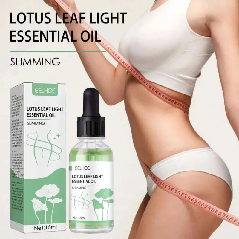 

Lotus Leaf Slimming Essential Oil Fat Burning Reduce Cellulite Weight Lose Full Body Thin Leg Waist Belly Slim Massage Oils 15ml