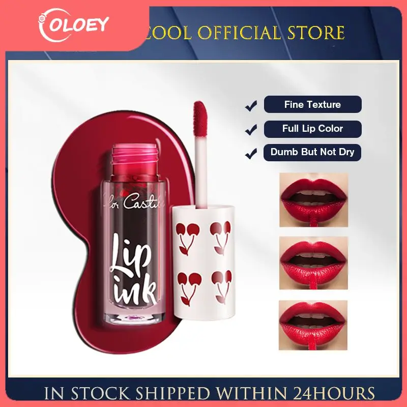 

Waterproof Transparent Lip Gloss Sexy Matte Dyeing Lip Gloss Lipstick Long Lasting Moisturizing Non Stick Cup Lip Tint TSLM2