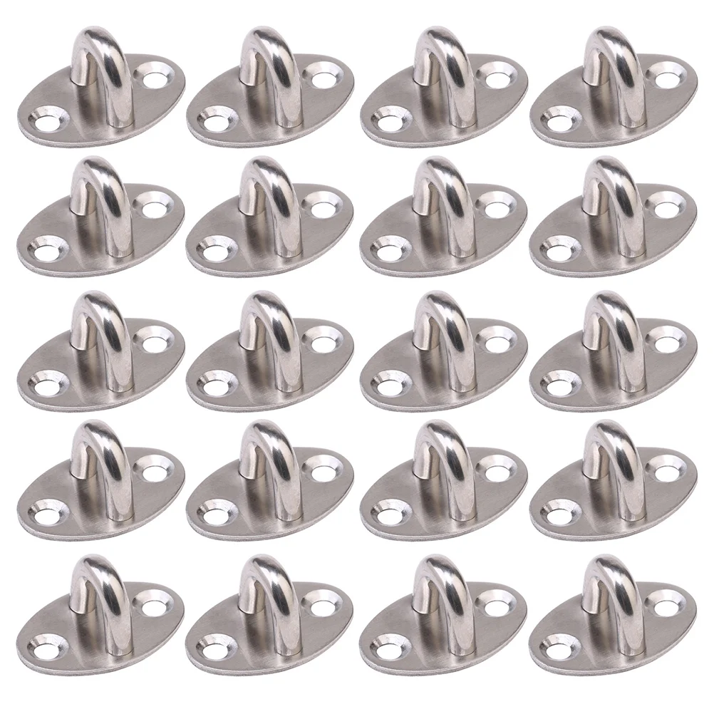 

20 Pcs Swing Hammock Storage Ring Hook Home Fan Pull Bar Suspension Type Fixed Office Brackets