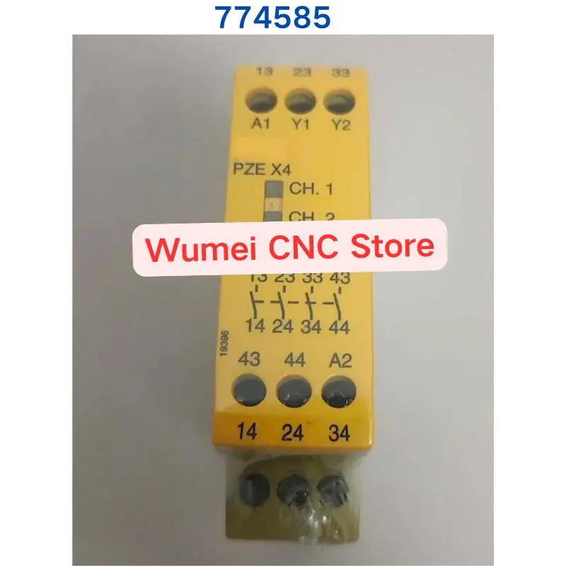 Фото Совершенно новое оригинальное реле безопасности PZE X4 24VDC 4n/o 774585 №1