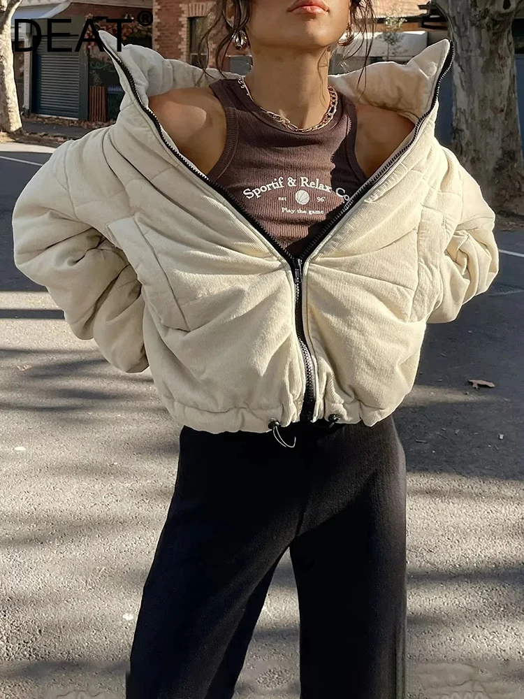 

Женская теплая Вельветовая водолазка на молнии с регулируемой талией