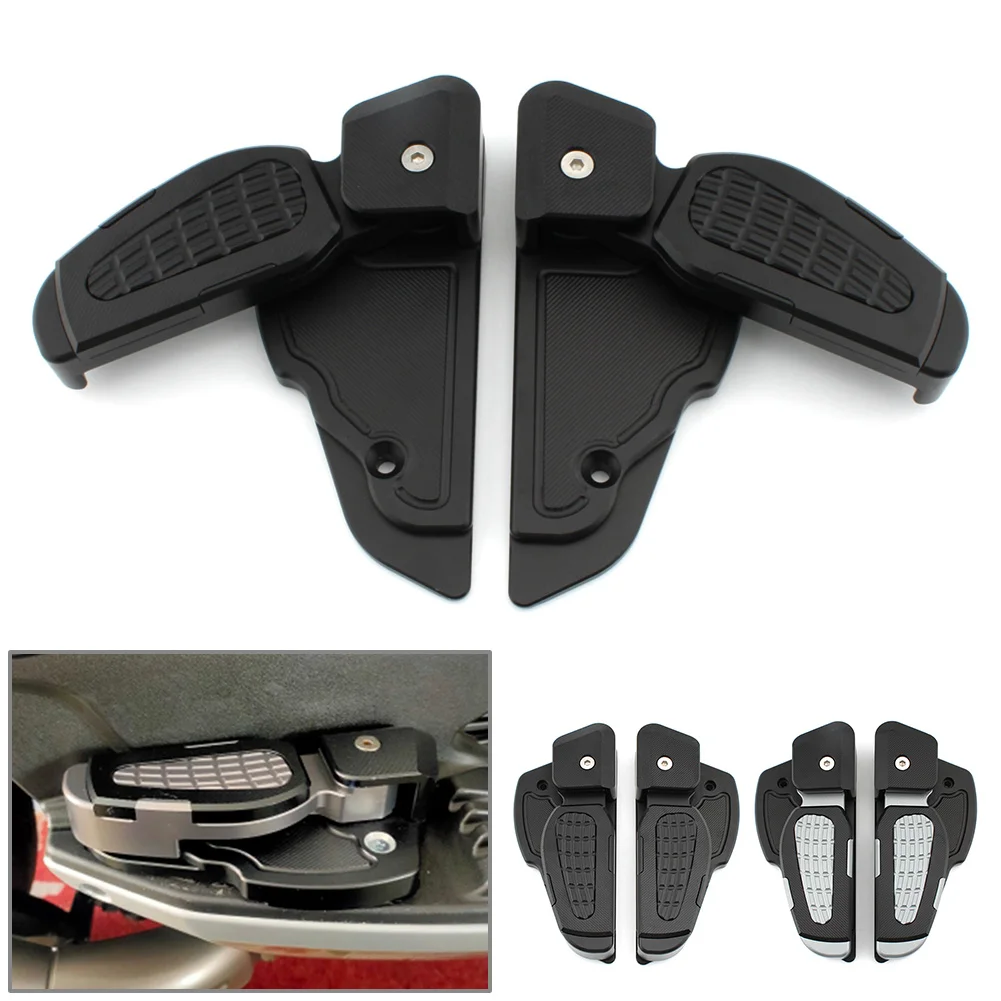 

Motorcycle Foldable Rear Passenger Footrests Extension Foot Pedal For Vespa Prima SPRINT 125 150 2017 2018 2019 2020 2021 2022