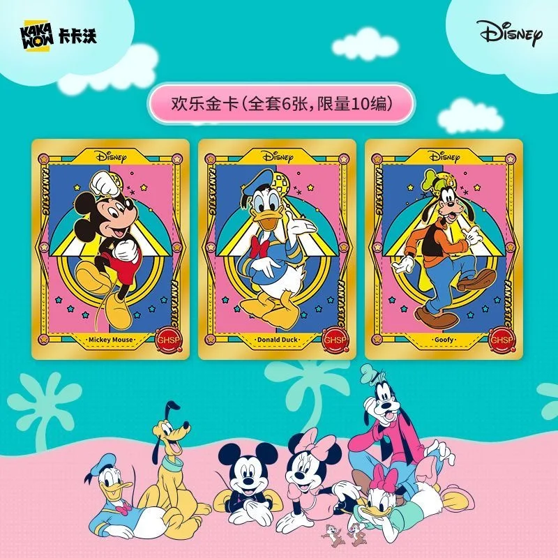 Фото Коллекционные карточки KAKAWOW Disney Happy Edition, выпуск 2: Серия «Веселье и чудеса Диснея», аниме-атрибутика с Микки, Минни и Дональдом Даком №4