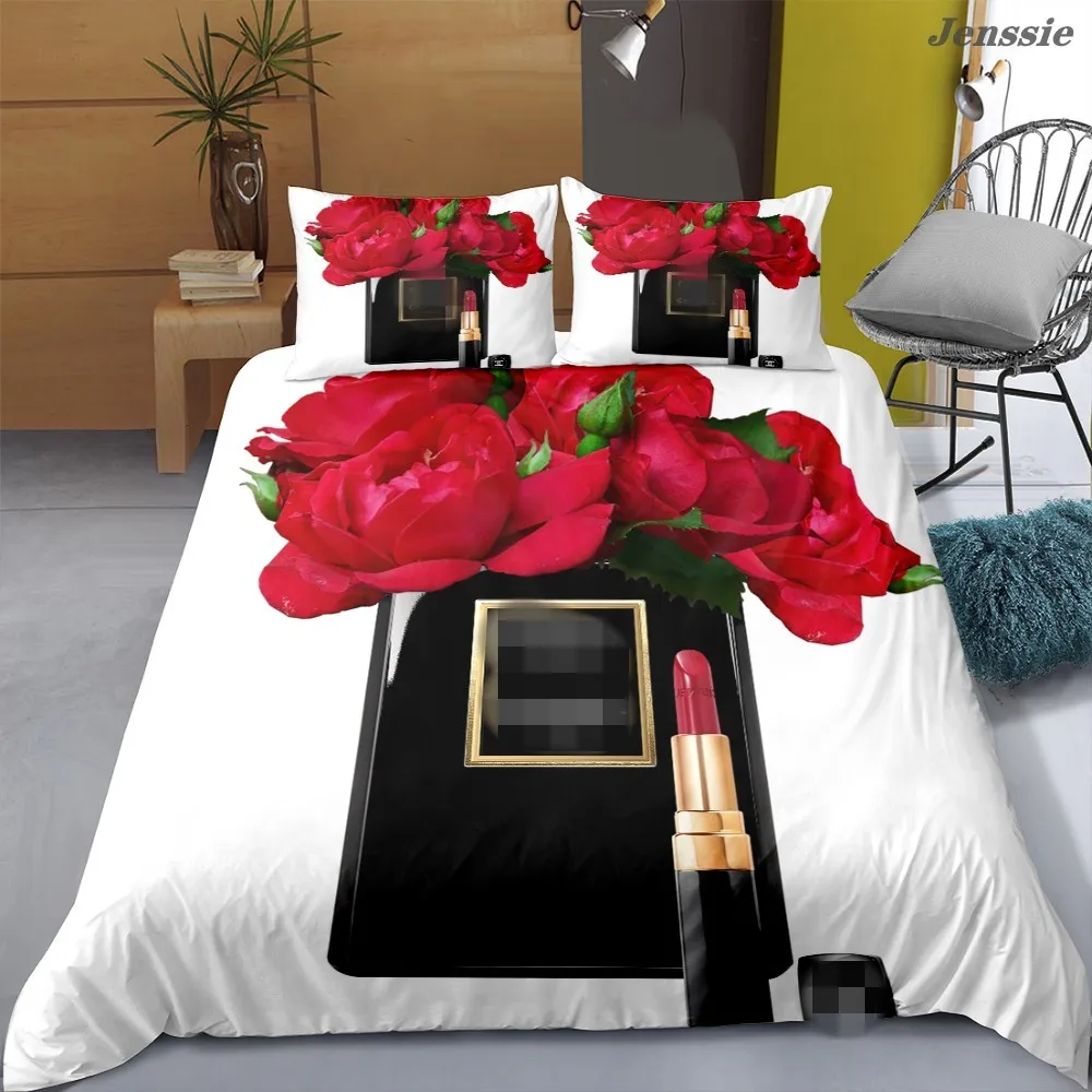 Новая сумка с флаконами для духов пододеяльник цветочным принтом роскошное