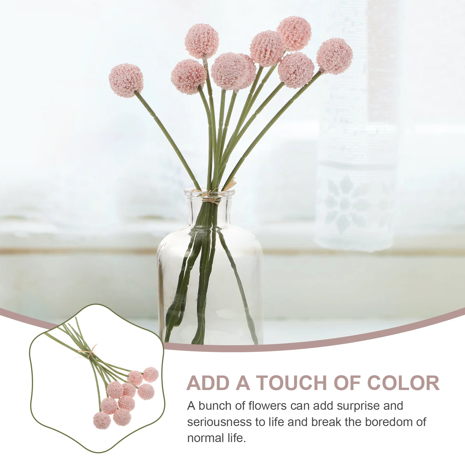 Имитация шара хризантемы домашний букет сцены вечерние имитация цветочного