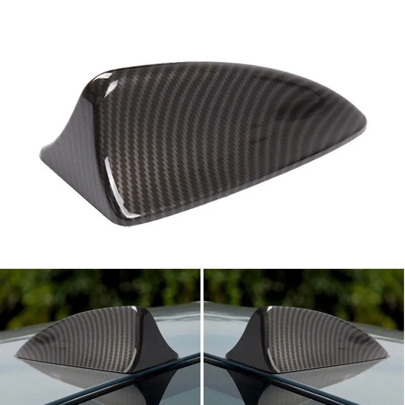 

ABS Carbon Fiber Texture Car Roof Shark Fin Antenna Aerials Cover Trim For BMW 5 Series E60 2004 2005 2006 2007 2008 2009 2010