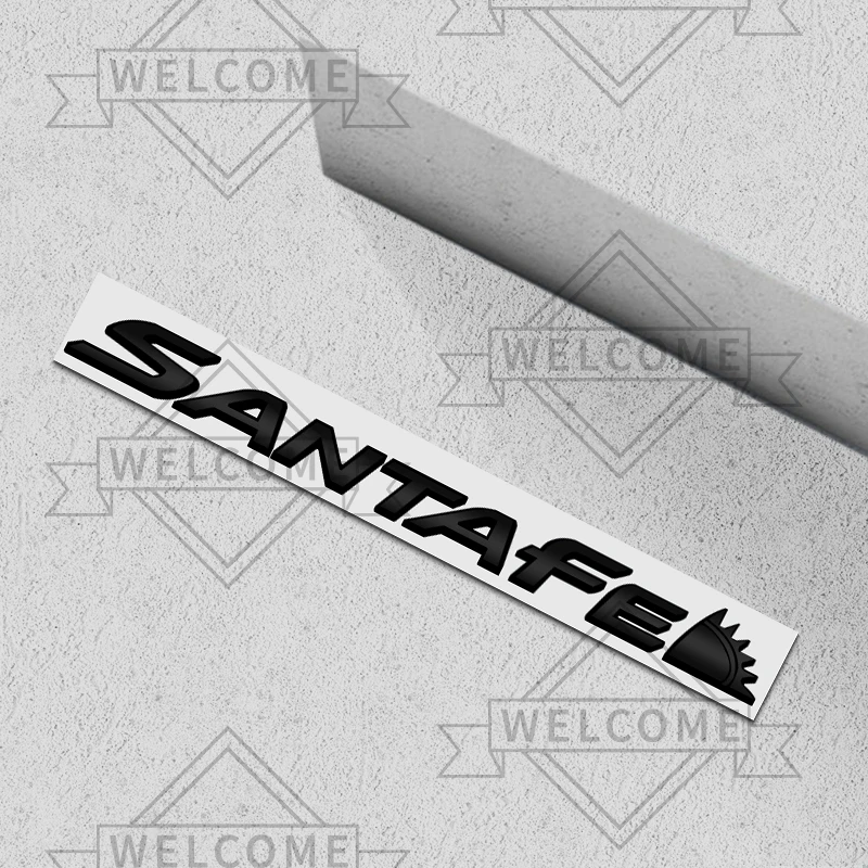 

3D наклейки на автомобиль для Santa Fe N Line Tuscani I30 I10, эмблема, значок с надписью на кузов, наклейка на багажник, украшения, аксессуары