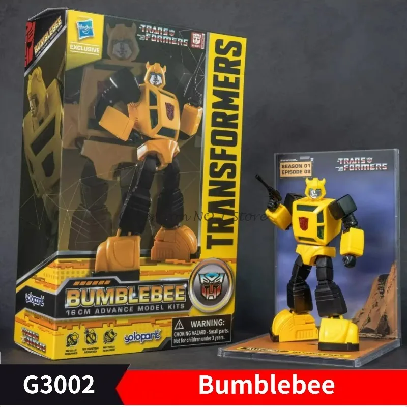Фото Трансформеры-игрушки: Деформирующиеся роботы G1 Bumblebee, модель G3002, предварительно собранная фигурка из сплава, персонаж из фильма KO, подарки для хобби №2