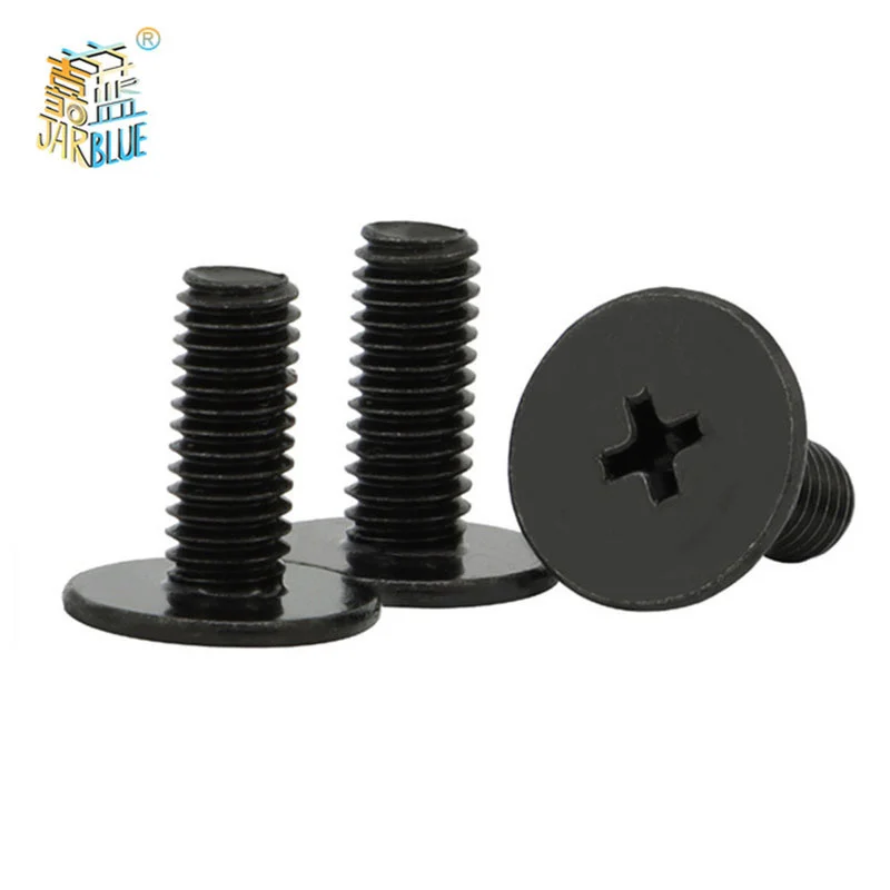 

100 шт./лот оцинкованный углеродистый стальной крестообразный ультратонкий плоский винт с вафельной головкой для ноутбука CM M1.6 M2 M2.5 M3 M4