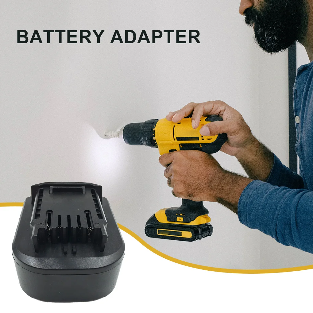 

20V Battery Adapter Overcharge Protection Converter Plastic Li Batteries Tools Replaceable Adapters Drills Accessories