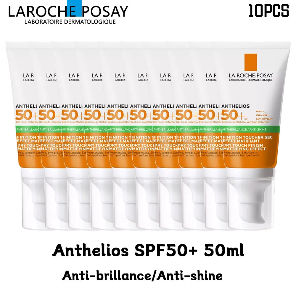 

10PCS La Rosh Posay Anthelios SPF50+ Facial Sunscreen 50ml Waterproof and Sweatproof Refreshing and Non-greasy Fast Absorption