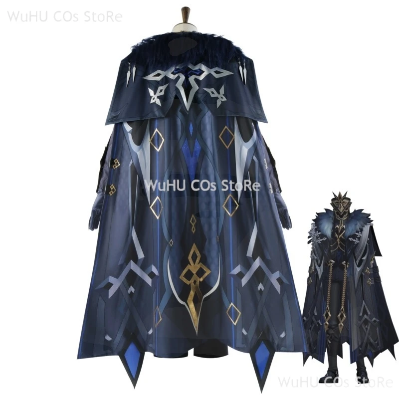 Игра Genshin Impact II Capitano Капитан Косплей Костюм Накидка для взрослых Унисекс Униформа