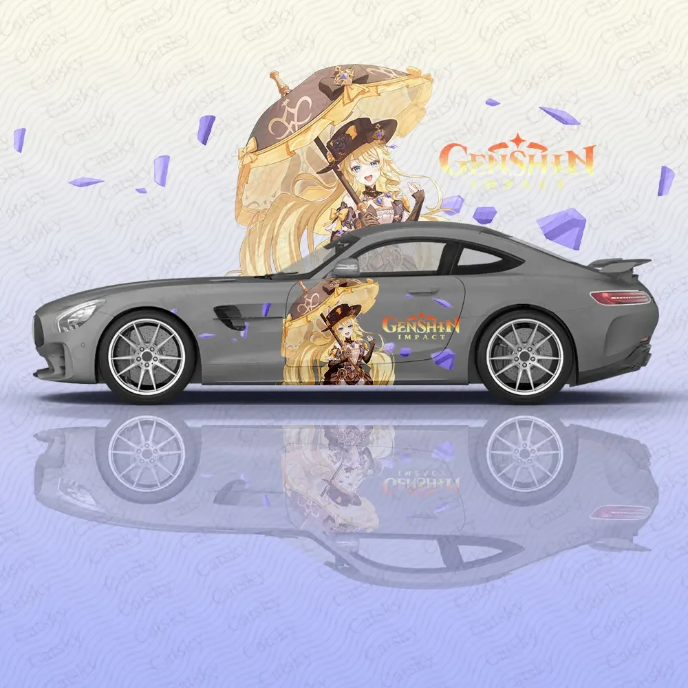 Navia аниме девушка автомобильная наклейка цветок виниловые наклейки для